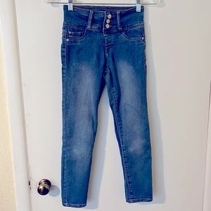 Girls sz 8 DKNY high waisted denim jeans